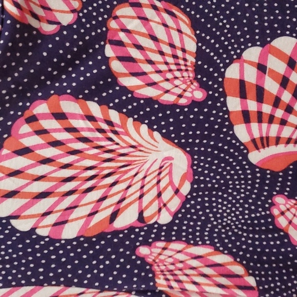 Lily Pulitzer KARI seashell Rayon Dress Size Small Navy & Pink - Picture 9 of 9